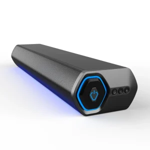 2.0ch Soundbar with Bass Reflex Speaker Compact and clear Sound for Home Theater Floor Standing Speaker Remote Control