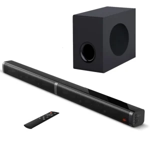 2.1 Channel 100W Detachable Wireless Sound Bar Speaker 37 Inches Split Soundbar Surround Sound System