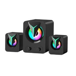 2.1 Channel Desktop Computer Speakers RGB Luminous Small Multimedia Active Notebook Woofer Wired Computer Speakers