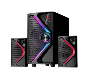 2.1 Channel Home Theater System 5.2 RGB LED Lighting 50W Output Power Multimedia Audio Gaming Speakers Remote Control