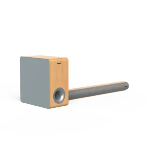 2.1 Channel Home Theatre Soundbar with Wireless Subwoofer RGB LED Lighting 80W Soundbar System