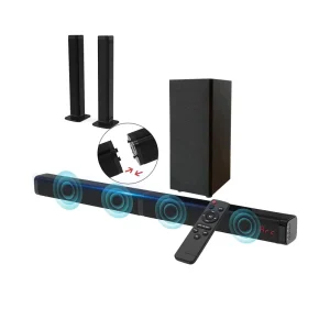 2.1 Detachable Sound Bar with Subwoofer Wireless Bluetooth TV SoundBar Speaker Home Sound System for TV Theater