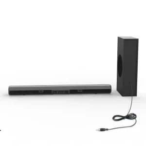 2.1 Wired Soundbar with Subwoofer 5.1 Channel 60W for Speakers for Home Theater Audio TV Movie Music System