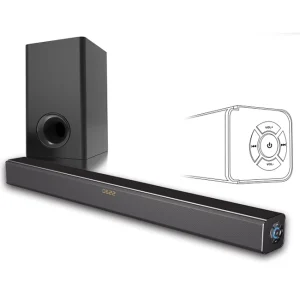 2.1ch BT 4.2 Sound Bar with Subwoofer Multi Audio Player Soundbar for TV Blue Tooth Soundbar