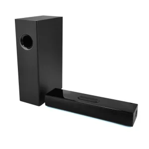 2.1ch Home Theater Soundbar with Subwoofer for V5.3 Wireless and USB Inputs Remote Control for Mobile and Computer
