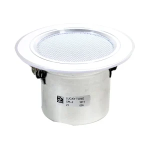 2.5 Inch Compact Ceiling Speaker with Bass Reflex Design for Commercial Audio and BGM Applications