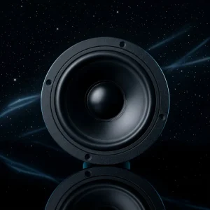 2.5inch Metal Part Cover Speaker Big Power Magnet Loudspeaker Subwoofers Car Audio Computer IPX7 Waterproof for