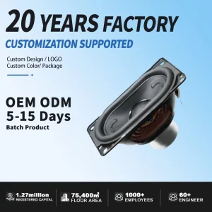 2.75 Inch Factory Direct OEM Full Range Car Speaker Accessories 4Ohm 30W Iron Metal Driver for Bulk Automotive Orders