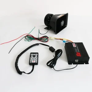 200w 2 way Amplifier Siren Speaker Alarm Emergency Warning Light Bar For Ambulance Fire Truck Cop Car