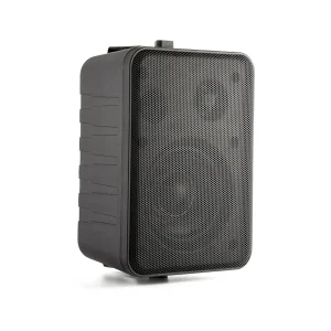 204A 4 Inch 20W Black Two way Audio Crossover 8 Impedance PA System Wall Mounted Speaker