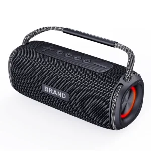20W Boombox Waterproof Mini Speaker with RGB LED for Computer and Mobile Phone Output Wireless Speaker RN320
