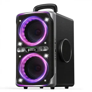240W Peak High Power Speaker 20H Long Battery IPX4 Waterproof RGB LED Light Show Deep Bass V5.3 TWS Plastic