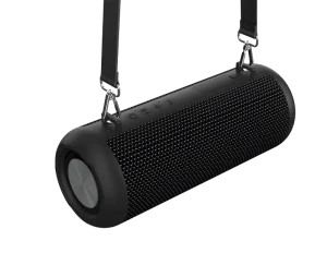 24W Portable Wireless Rechargeable TWS Waterproof Speaker Mini Outdoor Speaker with Shoulder Strap Music Player