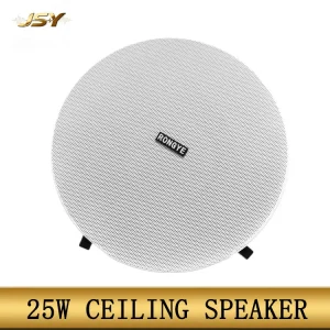 25W Low Impedance Ceiling Speaker 8 Ohm Ceiling Speaker Suitable for the Family Designed for High-quality Audio Systems