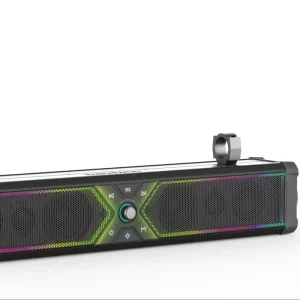 26 Inch IPX6 Waterproof Bluetooth Soundbar with RGB Lights UTV ATV Golf Cart Marine Boat Use DC Power APP Remote Control