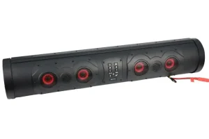 27 Inch Cylindrical 11pcs Speaker LED Lights Golf Cart Sound Bar UTV ATV Boat Cart Mini Sound Bar