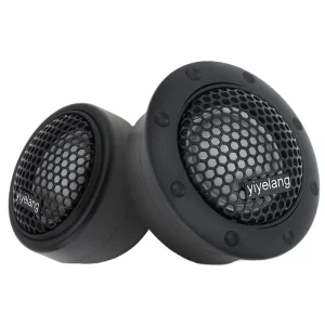2pcs High Efficiency 150W Mini Dome Tweeter Speakers Iron Electric Horn for Car Motorcycle Audio System Coaxial Disc Design