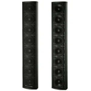3 Inch Neodymium Wooden Column Speaker Sound System 800W Peak Power Hi Res Audio for Conference Rooms Hotels Banquet Halls