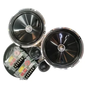 3-Way 6.5 Inch Car Audio Speaker Component Speaker Round Speaker Set