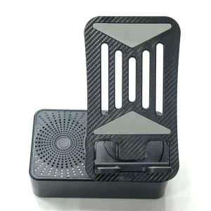 3-in-1 Portable Wireless Speaker with Phone Holder and Mobile Stand Colorful Ambient Light 5W