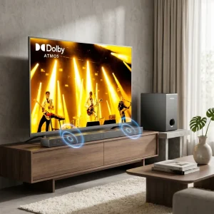 3.1.2 Channel True Dolby Atmos NOVA S70 4K HDR Streaming 8 Speakers with 390W Peak Power Surround Soundbar