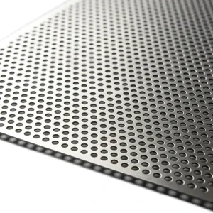 304 316 Stainless Steel Perforated Sheet 0.5mm 5mm Round Hole Perforated Metal Mesh