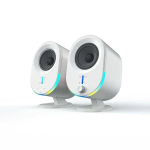 30W 2.0 Channel Gaming Speaker Active Computer USB PC Speaker RGB Light BT5.3 Memory Card Support Home