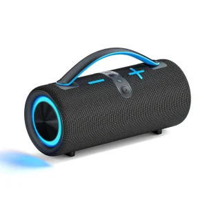 30W 3600mAh Wireless Bluetooth TWS Speaker Outdoor Fabric Waterproof Portable with Strap RGB Lights Subwoofer Speaker