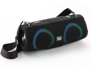 30W LED Light TG676 Wireless Speaker Portable BT Bass Speaker TF Card USB FM AUX Hands free TWS Outdoor Big Sound Box 3600mAh