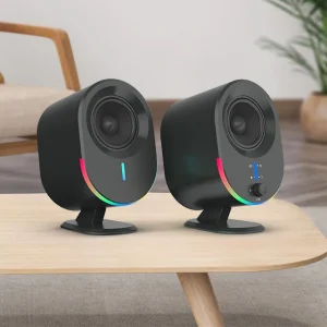 30W Output Power RGB LED Gaming Speakers With EQ Modes USB Power For Home Use Soundbar Speaker