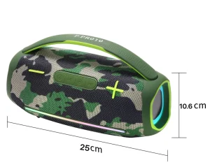 30W Portable Wireless BT5.3 Speaker With RGB LED IPX4 Waterproof Outdoor High Power Bass Boombox Subwoofer Gift Speaker