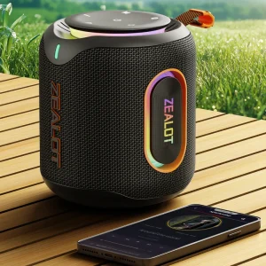 30W Small Column Portable Bluetooth Speaker Super Bass Waterproof HiFi Stereo Sound Music Player for Outdoor Party M1