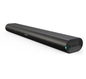 30W Ultra Thin 2.0 Soundbar for Bluetooth Home Theater, with Optical USB AUX ARC BT for TV