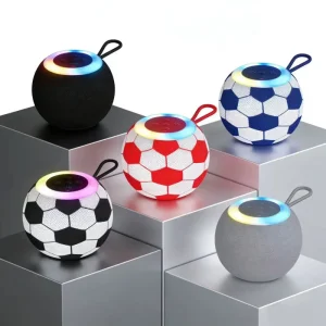 310 Portable for Bluetooth Speaker RGB Colorful Light 5W Output Battery Operated TF USB FM Radio Promotional Gifts
