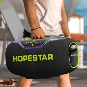 350W RGB LED Outdoor Waterproof Portable Wireless Party Boombox Speaker with Subwoofer