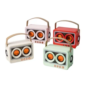 360 Degree Stereo Sound Effect RGB Lighting Mirror Transparent 5.3 Wireless Speaker