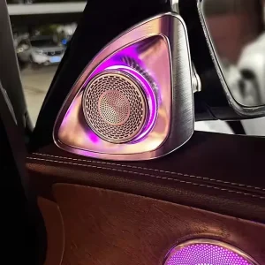 3D/4D Rotating Tweeter Speaker for Mercedes Benz C-Class GLC W205 X253 LED Ambient Light Speaker Upgrade Car Audio Speakers