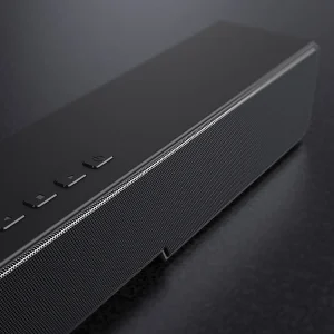 3D Surround Sound Home Theatre System Mini Soundbar Atmos Speaker Made of Durable Plastic