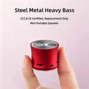 3W High Bass 4.0 Mini Speaker with Built-in Mic for V4.0 10m Range for Outdoor Parties and Home Theatres