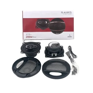 4″ Car Audio Coaxial Speaker 280W 4 Ohm Iron Material TS-A1097S Retrofit Upgrade Speaker Accessories