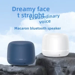 4 Colors Portable Wireless Speaker for Adults Kids Babies 15 Non-Looping Sounds Timer Rechargeable Battery