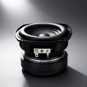 4 Inch 30W 3 Woofer Speaker 78dB Sensitivity 60Hz-3kHz Rubber Surround for High Power Bass Applications 6inch