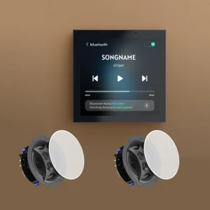 4 Inch Android For Bluetooth Wall Mounted Smart Home Sound System Background Music Host Screen Touch Stereo Player IPS