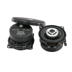 4-Inch Coaxial Car Audio Speaker VK-RS400 100W Iron Material for 12V Voltage Retrofit Upgrade
