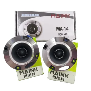 4 Inch Midbass Car Speakers 2 Way Component System with Silk Dome Tweeter and Bass Port