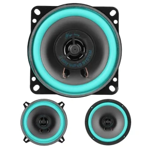4 Inches 2 Way DC 12V Car Speaker Max Music Power 100W RMS 80W Impedance 4 Ohms Frequency Response 50-2000Hz Subwoofers