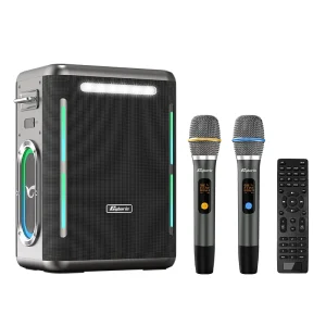 400W High Power Speaker Outdoor Wireless Bluetooth Speakers Long Lasting Mobile Karaoke With Mic Sound Card On Site Recording
