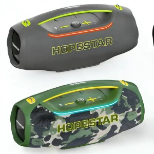 450W High Power Waterproof Speaker Portable Outdoor Professional Subwoofer with RGB Light for Party