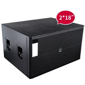 4800W Double Speakers 2X18 Inches Professional Bass Passive Dual 18 Inch Subwoofer Speaker