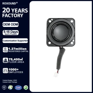 48mm 6 Ohm Full Range Speaker Accessories Sturdy Iron Metal Speaker Driver with Wire for Crisp Audio